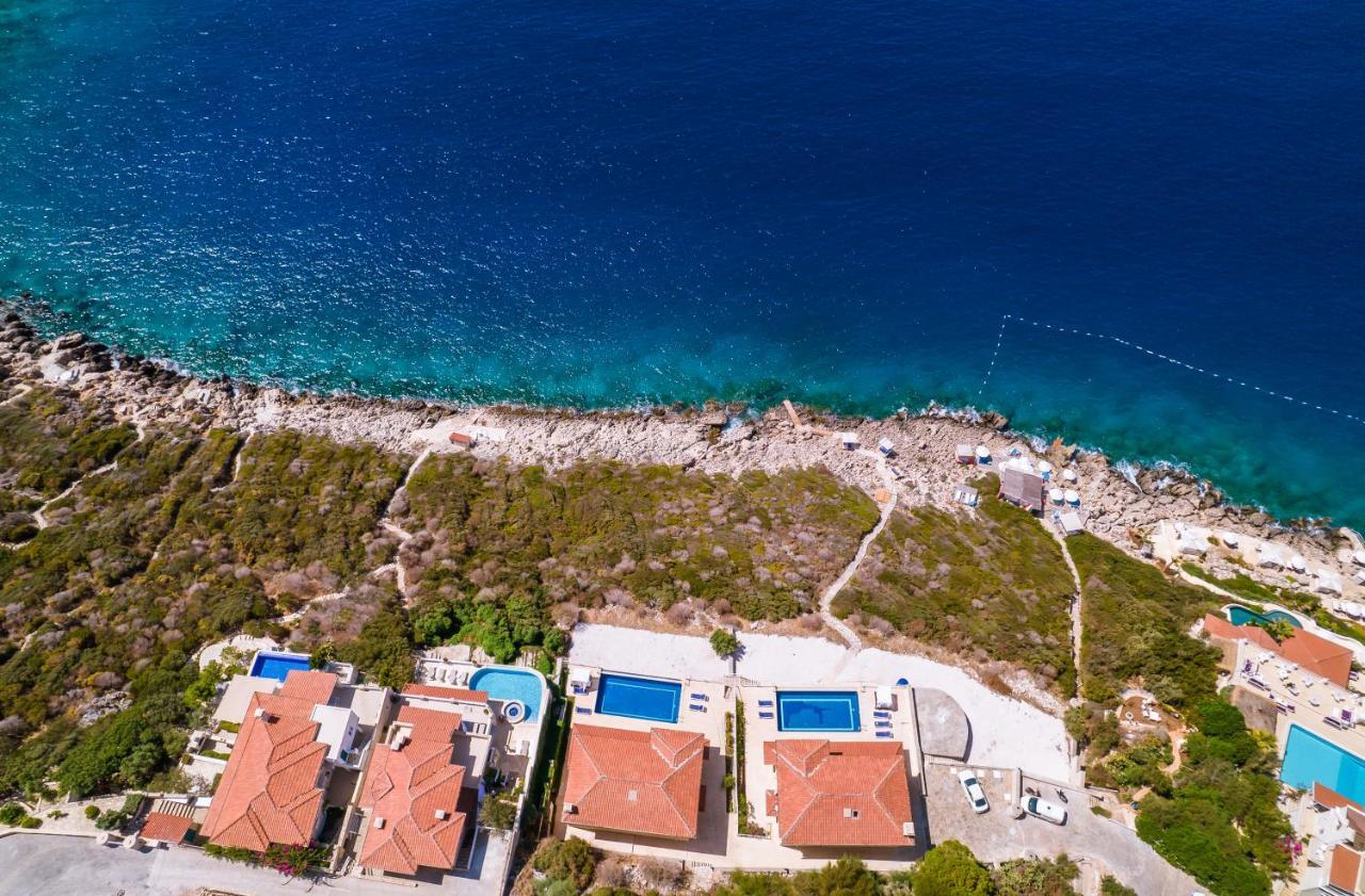 La Kumsal Denize Sifir Ve Ozel Havuzlu Dubleks Suit Kaş Eksteriør bilde
