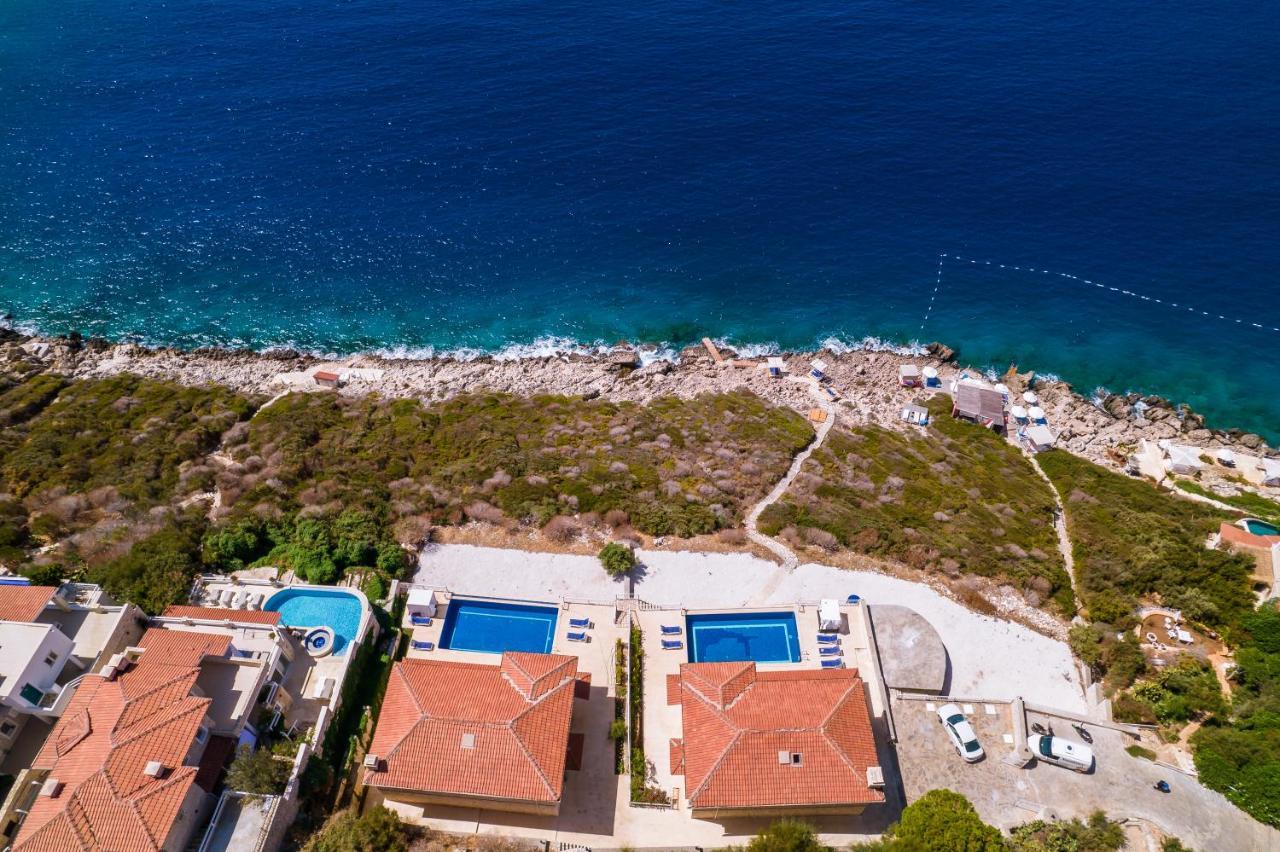 La Kumsal Denize Sifir Ve Ozel Havuzlu Dubleks Suit Kaş Eksteriør bilde
