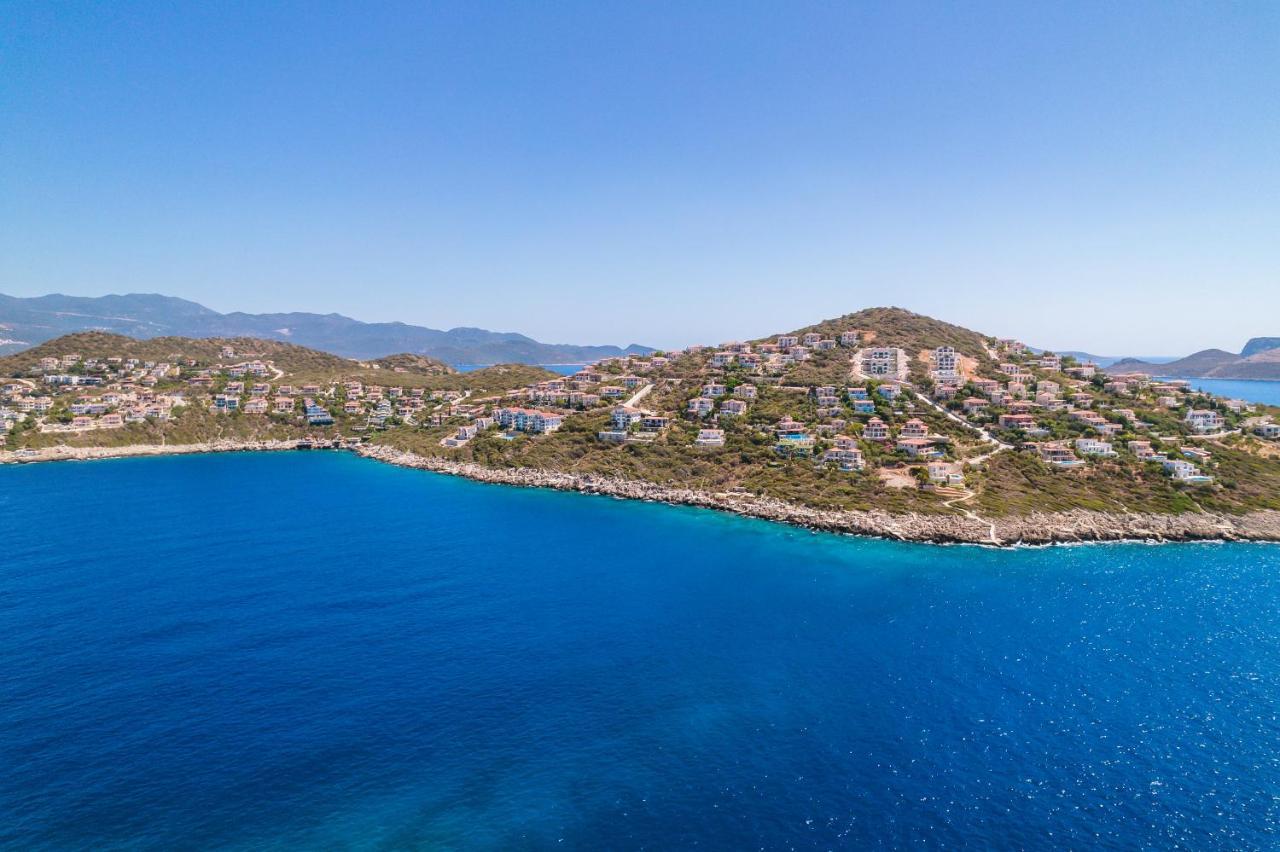 La Kumsal Denize Sifir Ve Ozel Havuzlu Dubleks Suit Kaş Eksteriør bilde