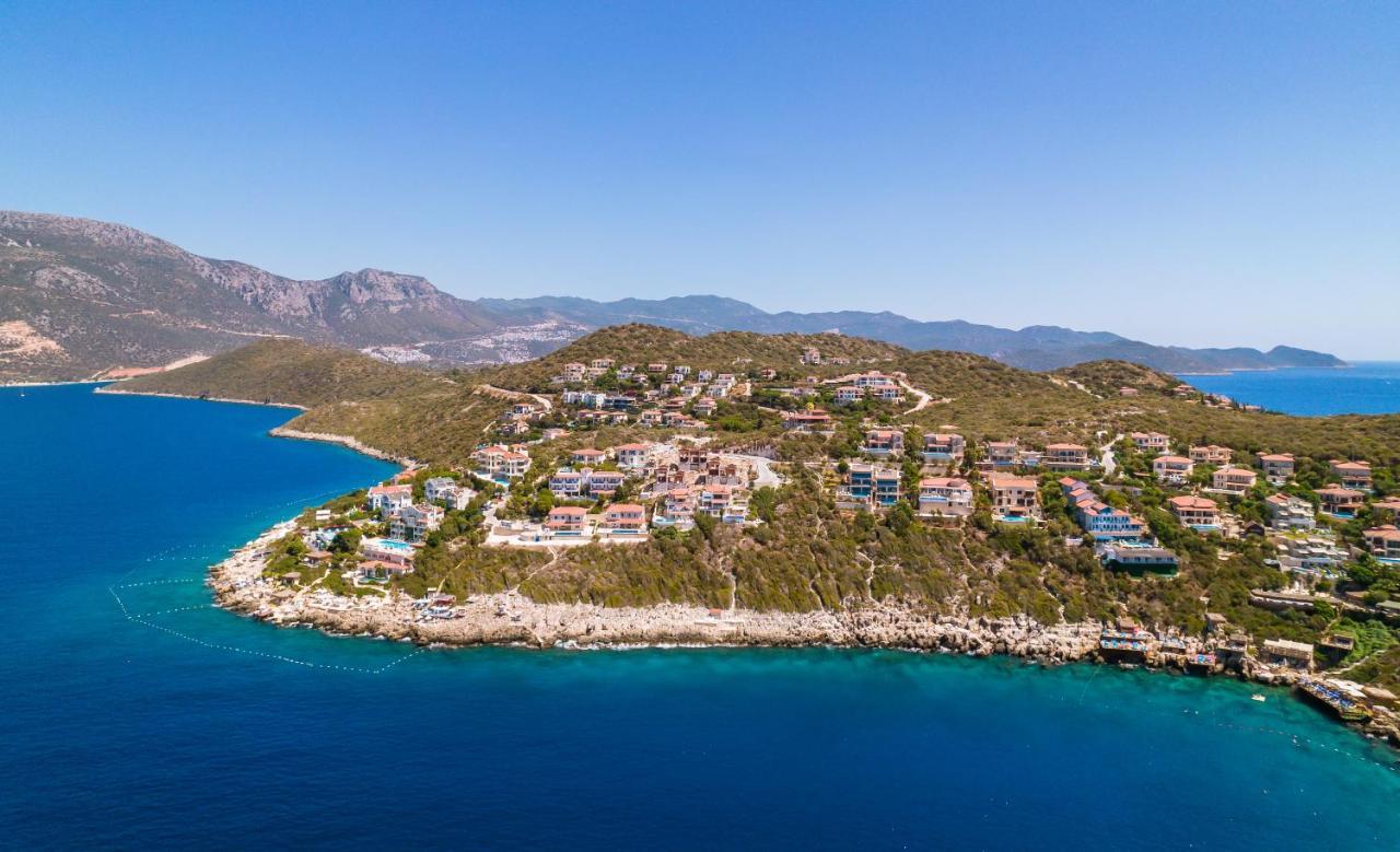 La Kumsal Denize Sifir Ve Ozel Havuzlu Dubleks Suit Kaş Eksteriør bilde